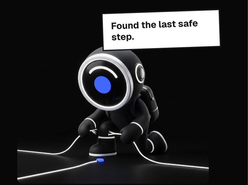 Found the last safe step.