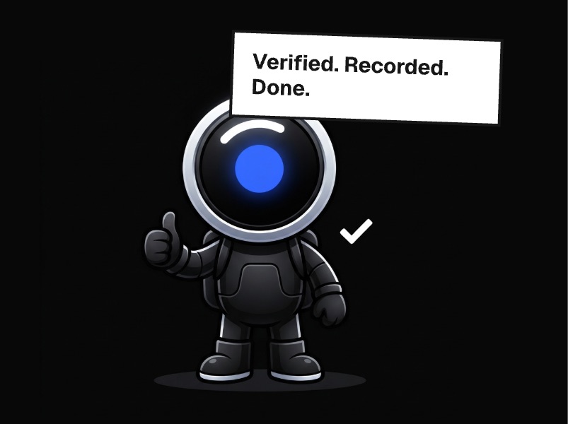 Verified. Recorded. Done.